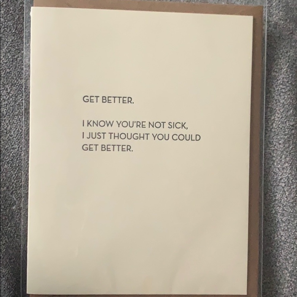 Unused. New card